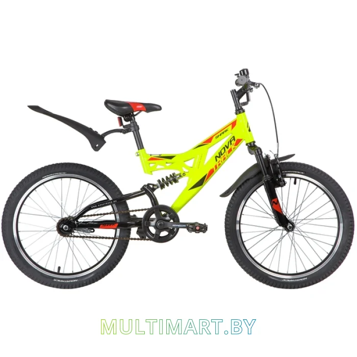 Детский велосипед Novatrack Shark 20SS1V.SHARK.GN20 (зеленый, 2020)